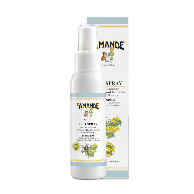 L'amande Deo Spray Cipresso Bio della Toscana e fiori di Ginestra