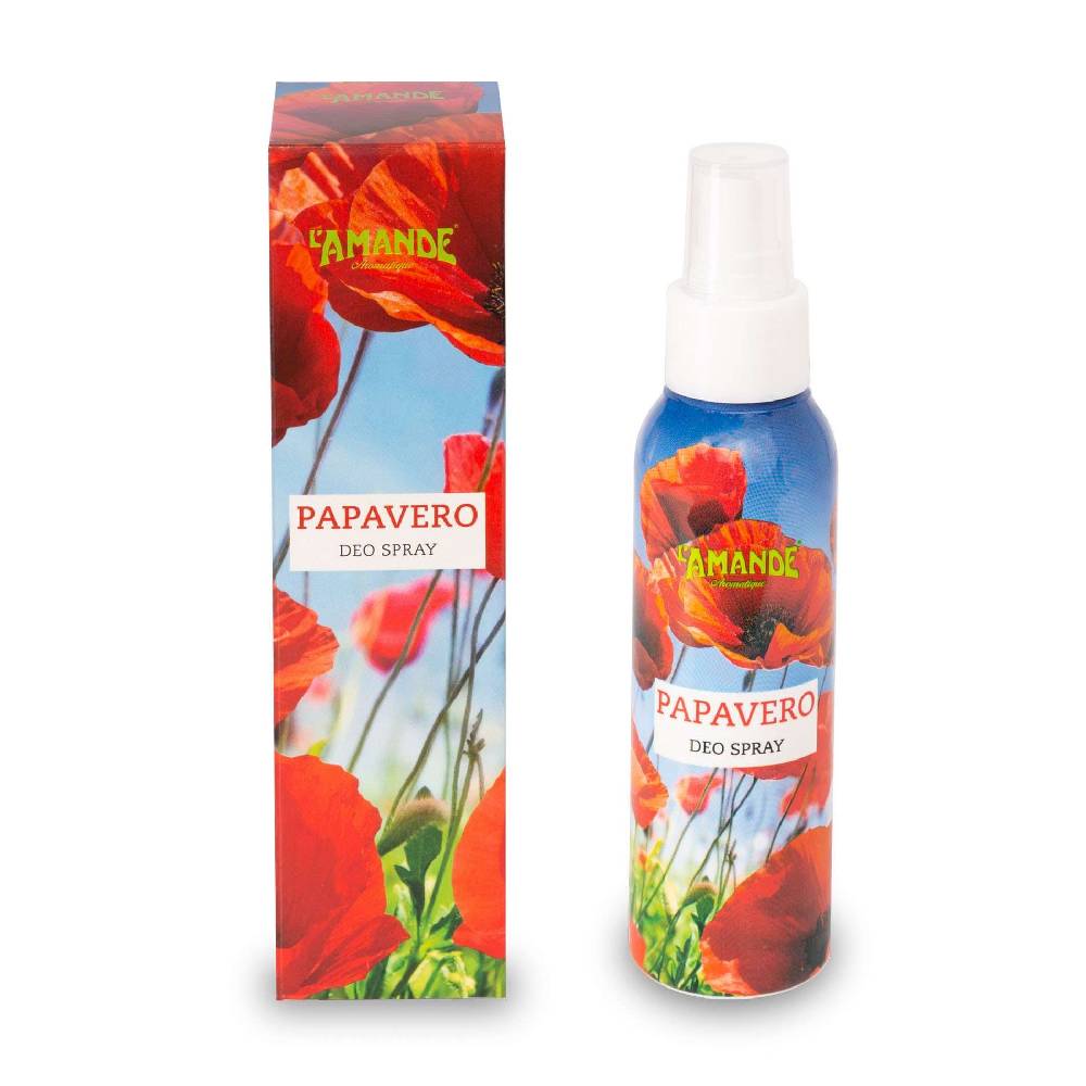 L'amande Deo Spray Papavero