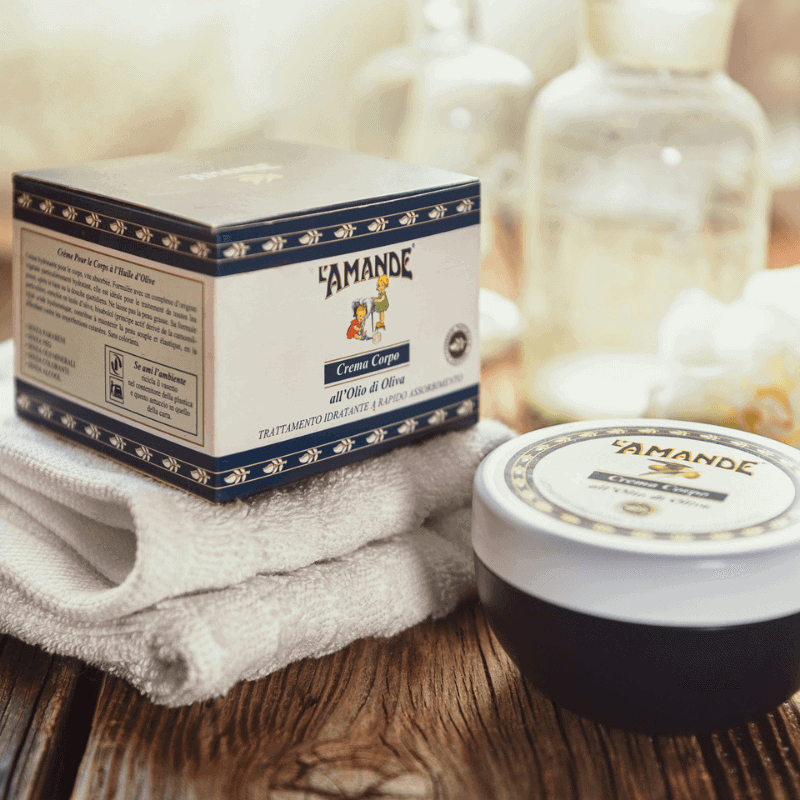 L'amande Crema corpo all’olio d’oliva Saldi Di Fabbrica