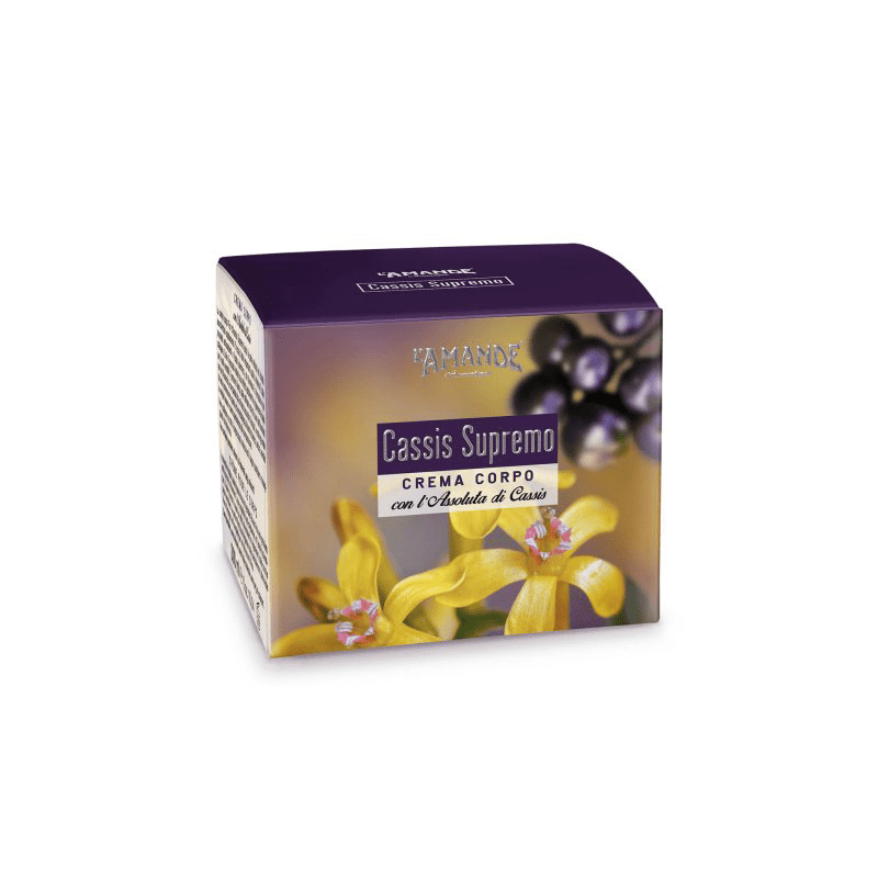 L'amande Crema corpo Cassis supremo Spedizione Gratuita