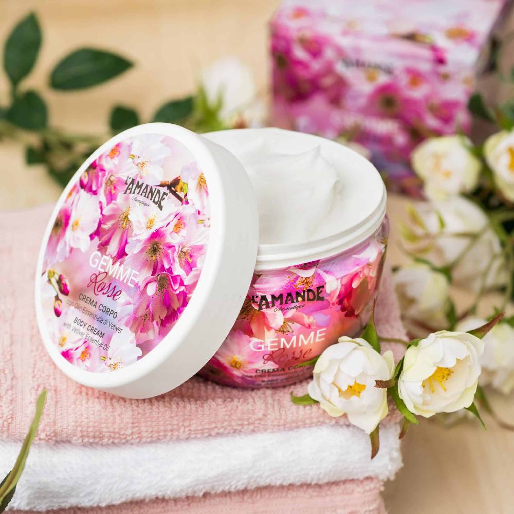 L'amande Crema corpo Gemme rosse Promozione Limitata