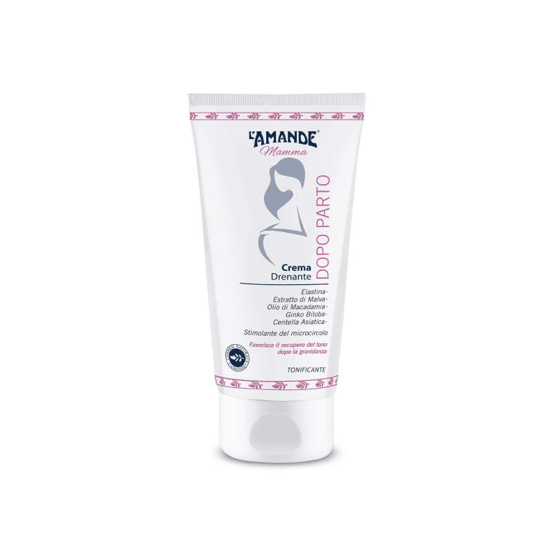 L'amande Crema drenante dopo parto Mamma Sottocosto