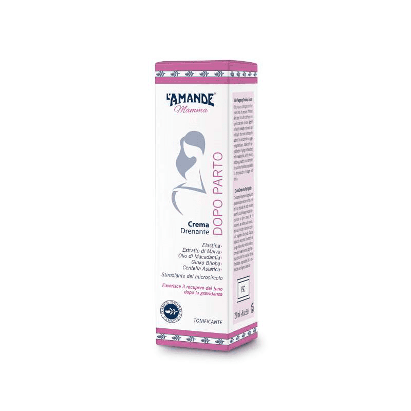 L'amande Crema drenante dopo parto Mamma Sottocosto