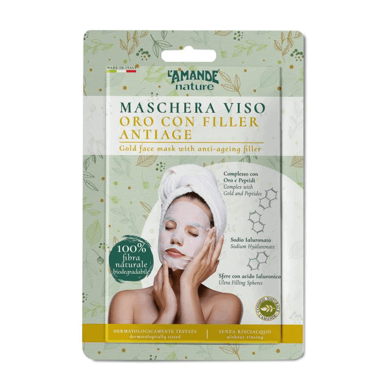 L'amande Maschera viso oro con filler antiage Online