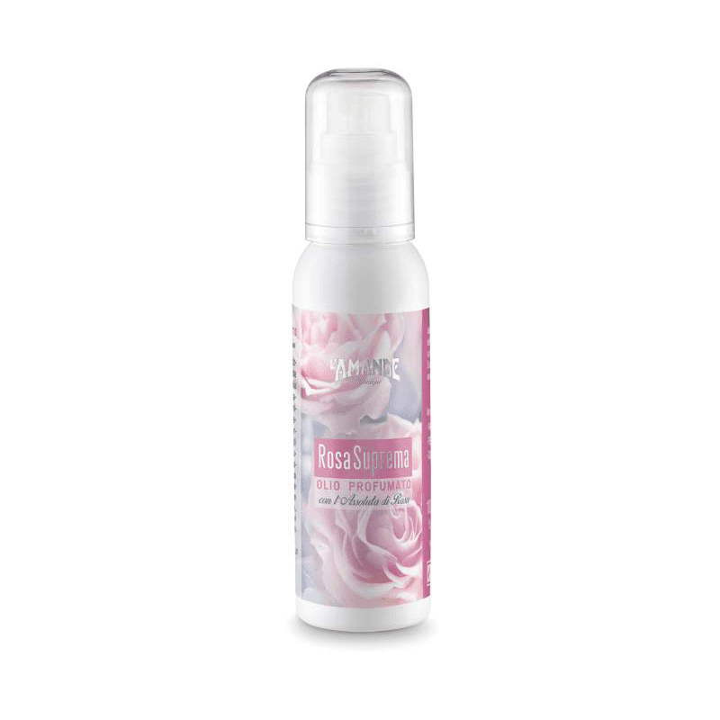 L'amande Olio corpo profumato Rosa suprema Nuovo
