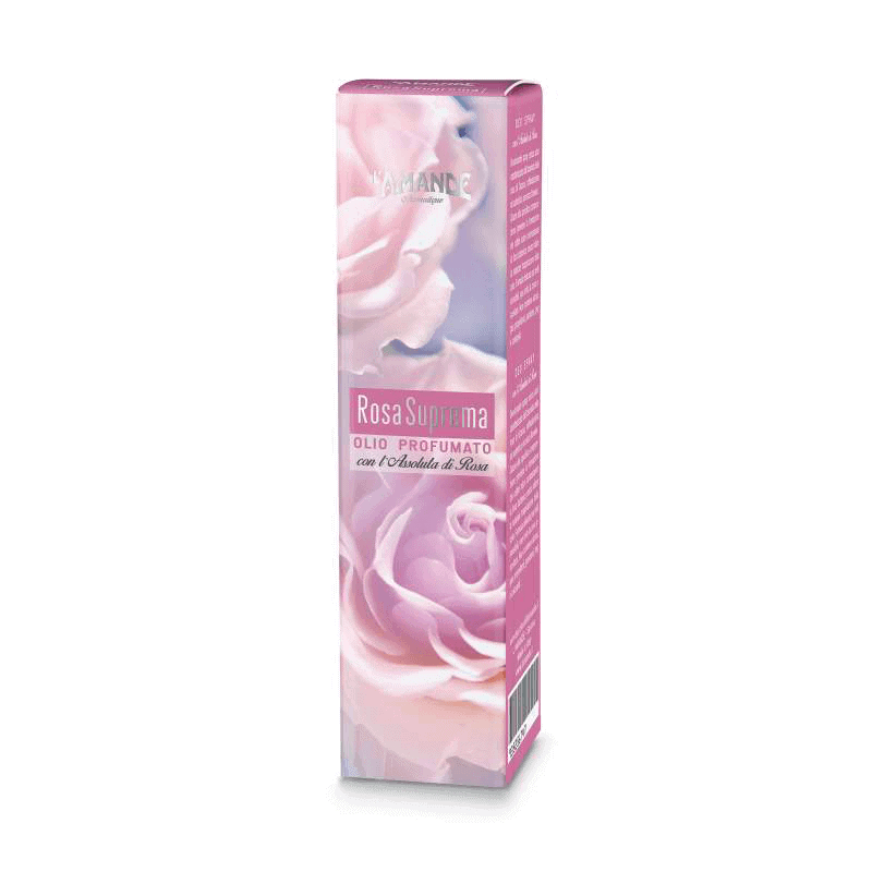 L'amande Olio corpo profumato Rosa suprema Nuovo