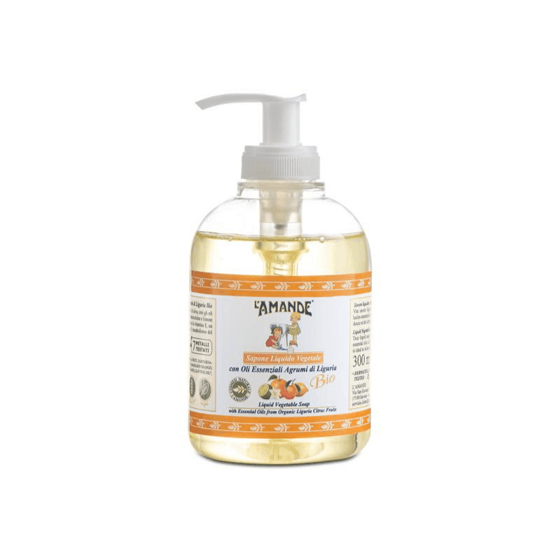 L'amande Sapone liquido vegetale Agrumi di Liguria