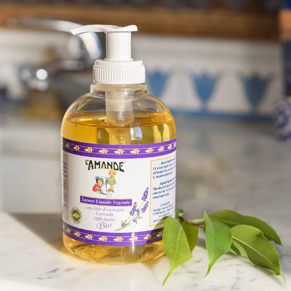 L'amande Sapone liquido Lavanda officinalis del Piemonte bio Consegna Veloce