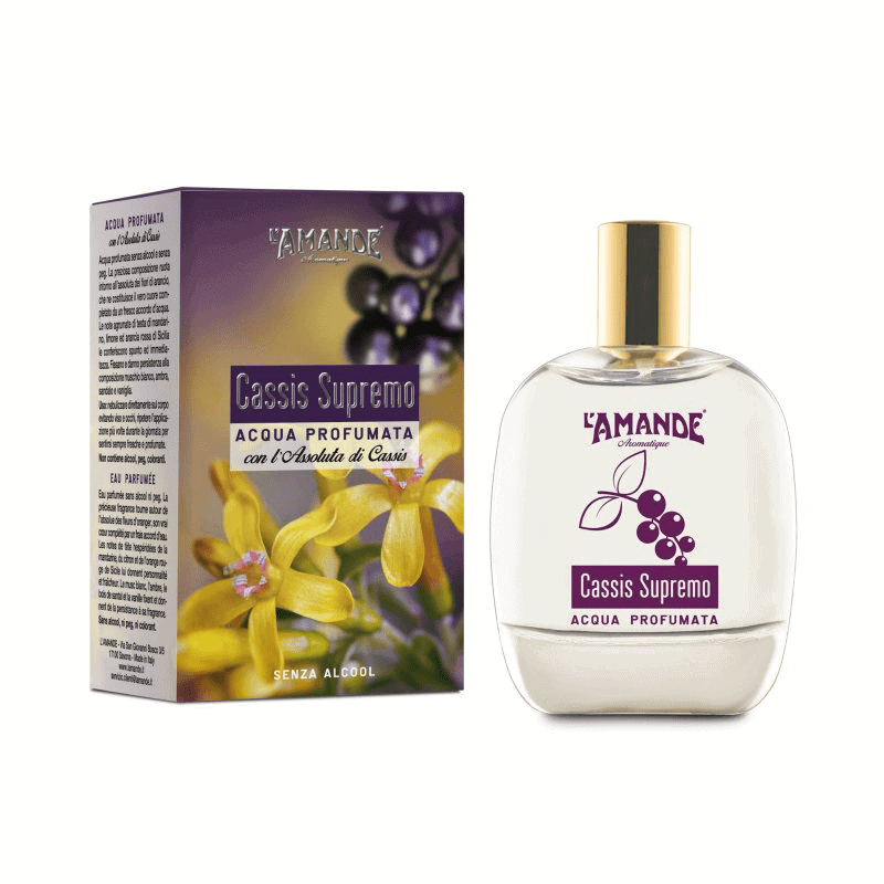 L'amande Acqua profumata Cassis supremo Moda