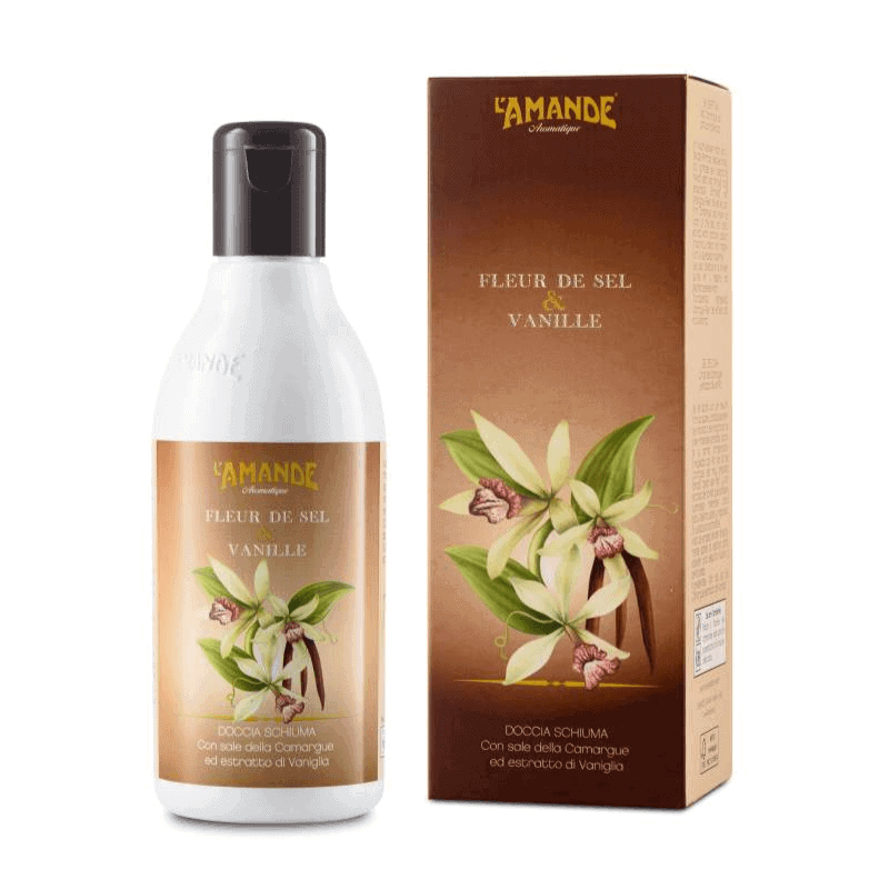 L'amande Doccia schiuma Fleur de Sel & Vanille