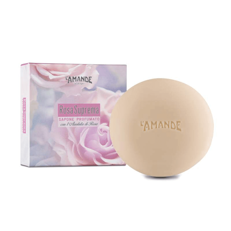 L'amande Sapone profumato Rosa suprema
