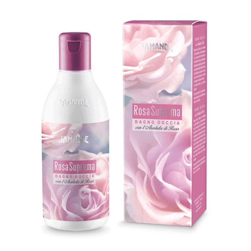 L'amande Bagno doccia in boite Rosa suprema Prezzo Ridotto