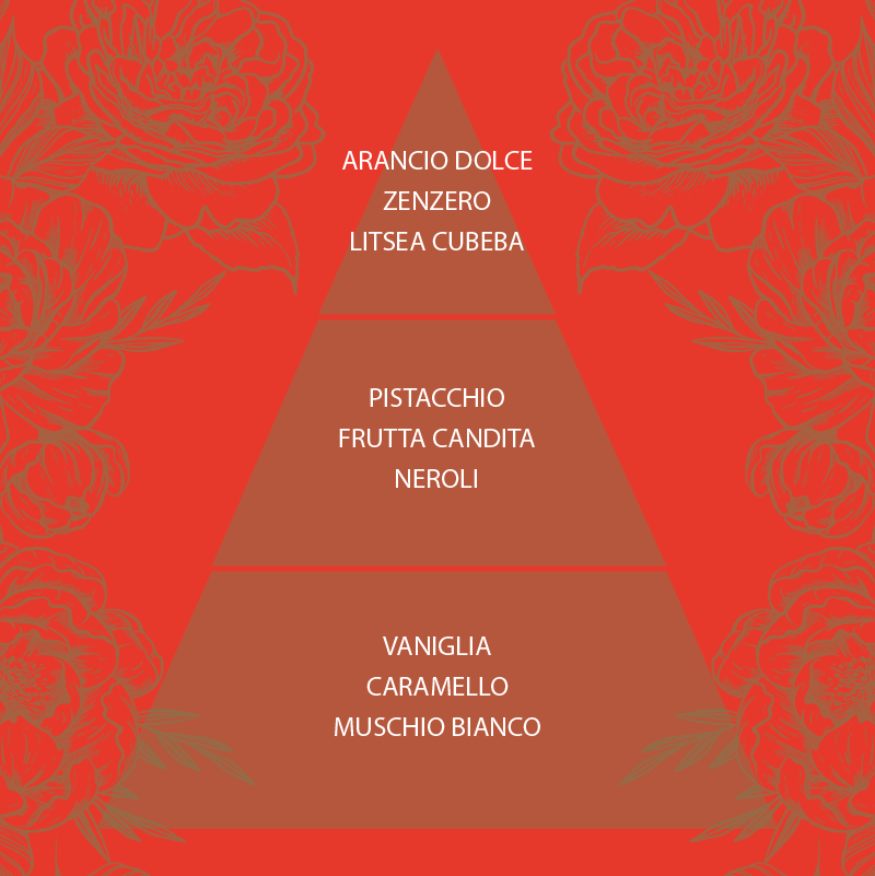 L'amande Candela profumata d'arredo Sicilia Spedizione Gratuita