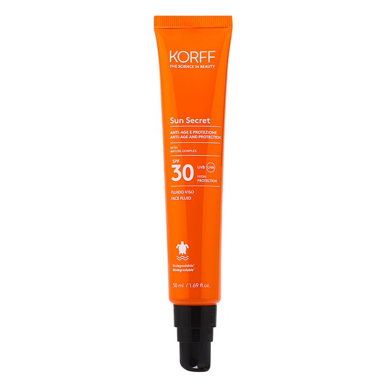 Korff Sun secret fluido viso spf30 Italy