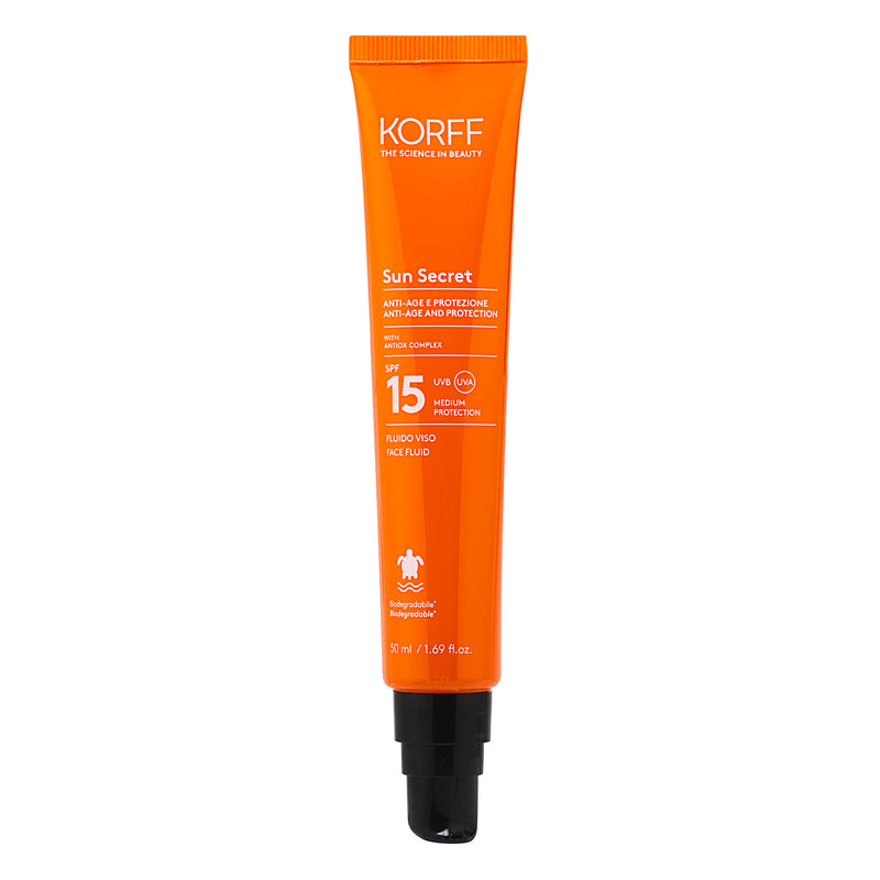 Korff Sun secret fluido viso spf15