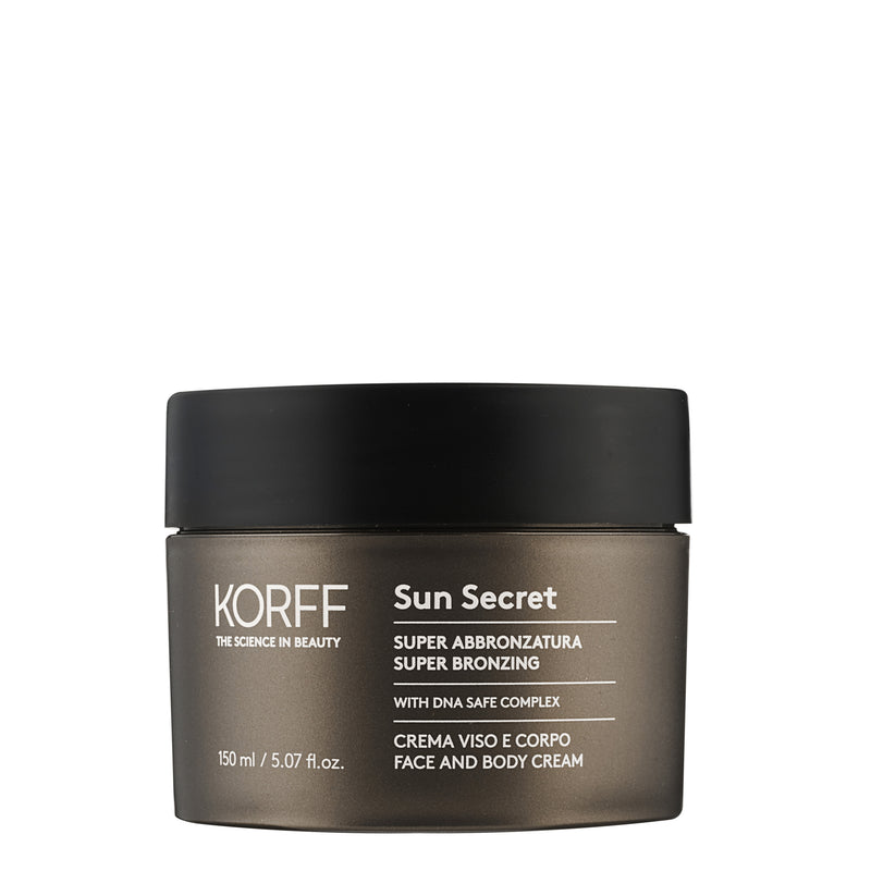Korff Sun secret crema viso e corpo super abbronzatura Promozione