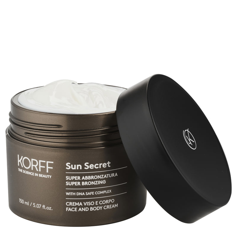 Korff Sun secret crema viso e corpo super abbronzatura Promozione