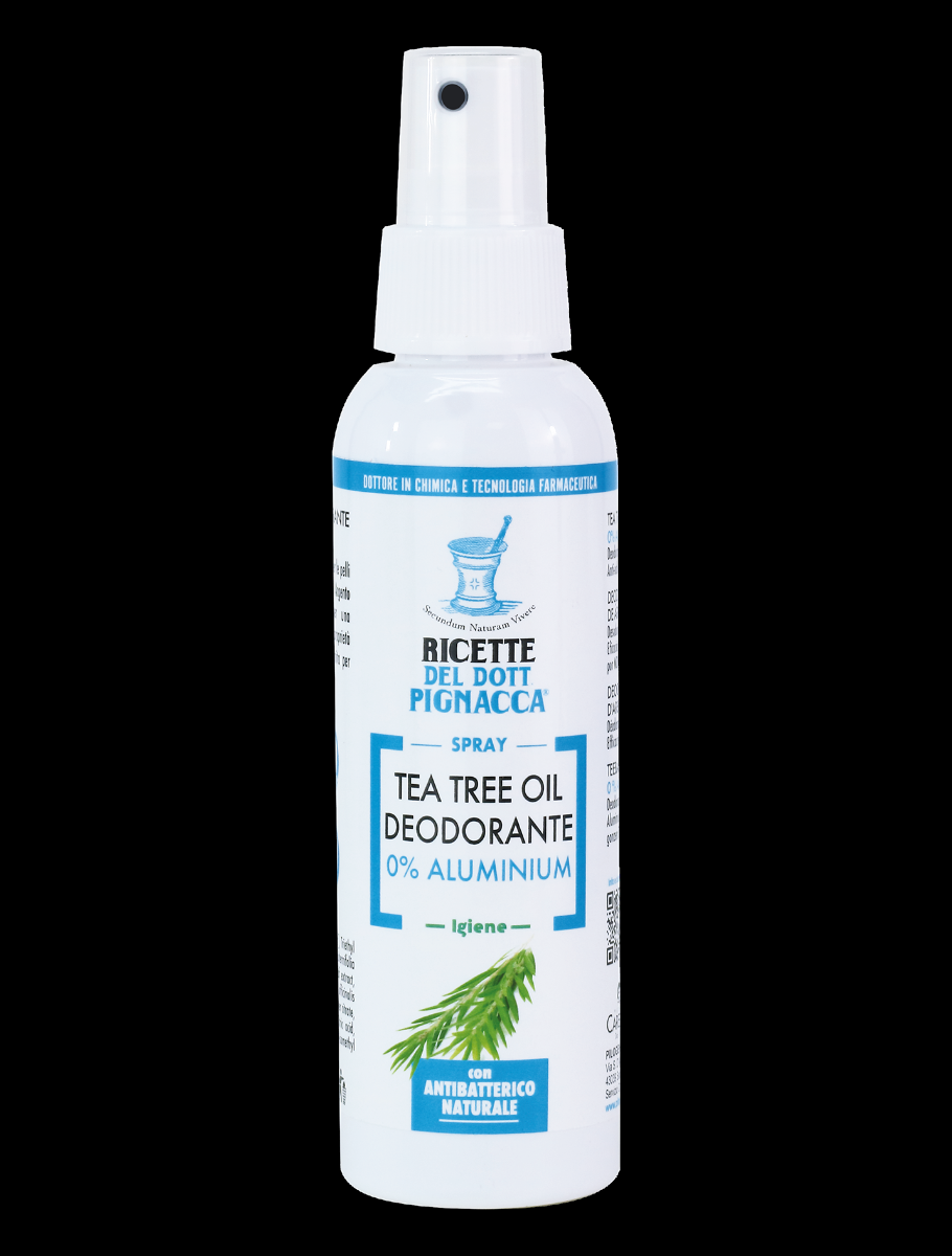 Pilogen Carezza Tea Tree Oil Deodorante Ultra Delicato 100ml - Ricette del Dott. Pignacca Sottocosto