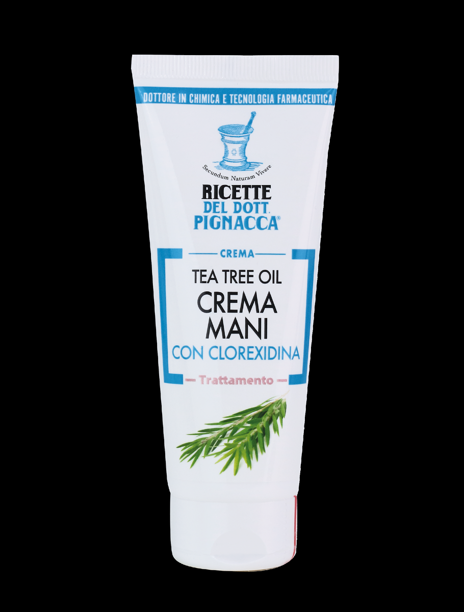 Pilogen Carezza Tea Tree Oil Crema Mani con Clorexidina