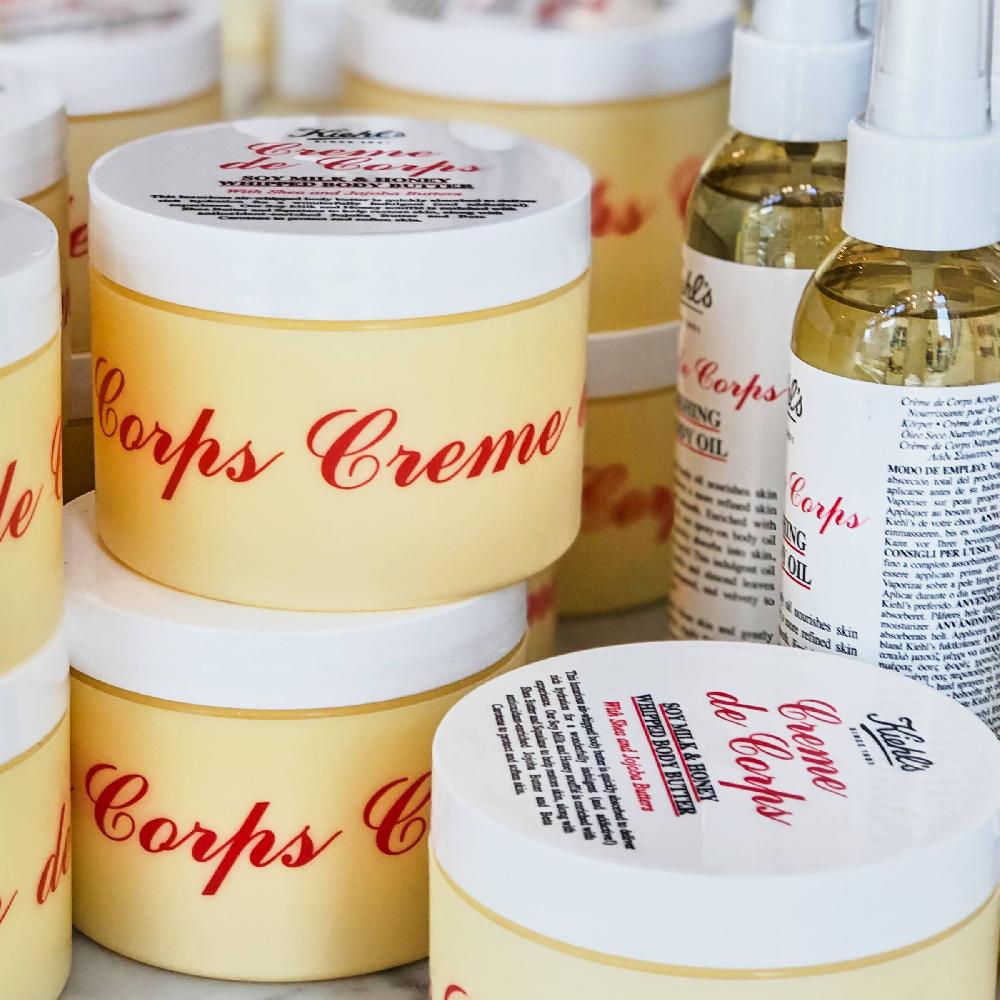 Kiehls Creme de Corps Soy Milk & Honey Whipped Body Butter Vendita Calda