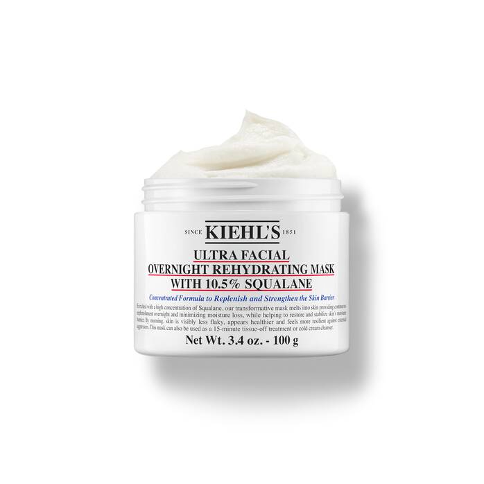 Kiehls Ultra Facial Overnight Rehydrating Mask con 10.5% di Squalano Prezzo Ridotto