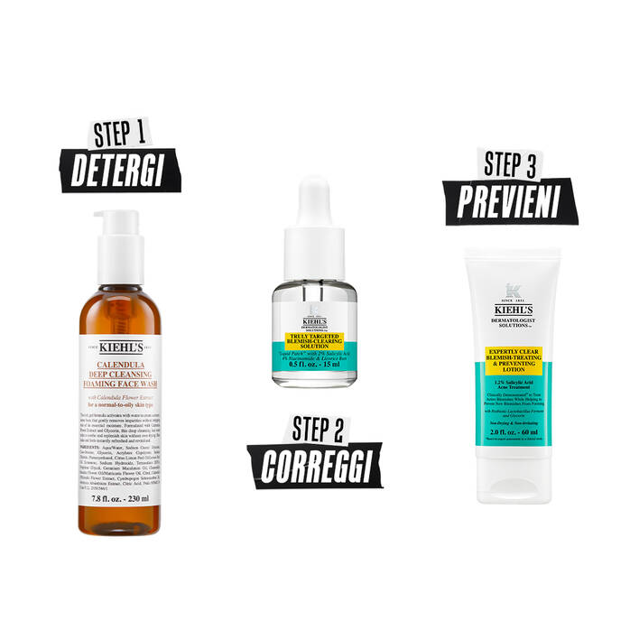 Kiehls Imperfezioni Gameover Kit Qualità