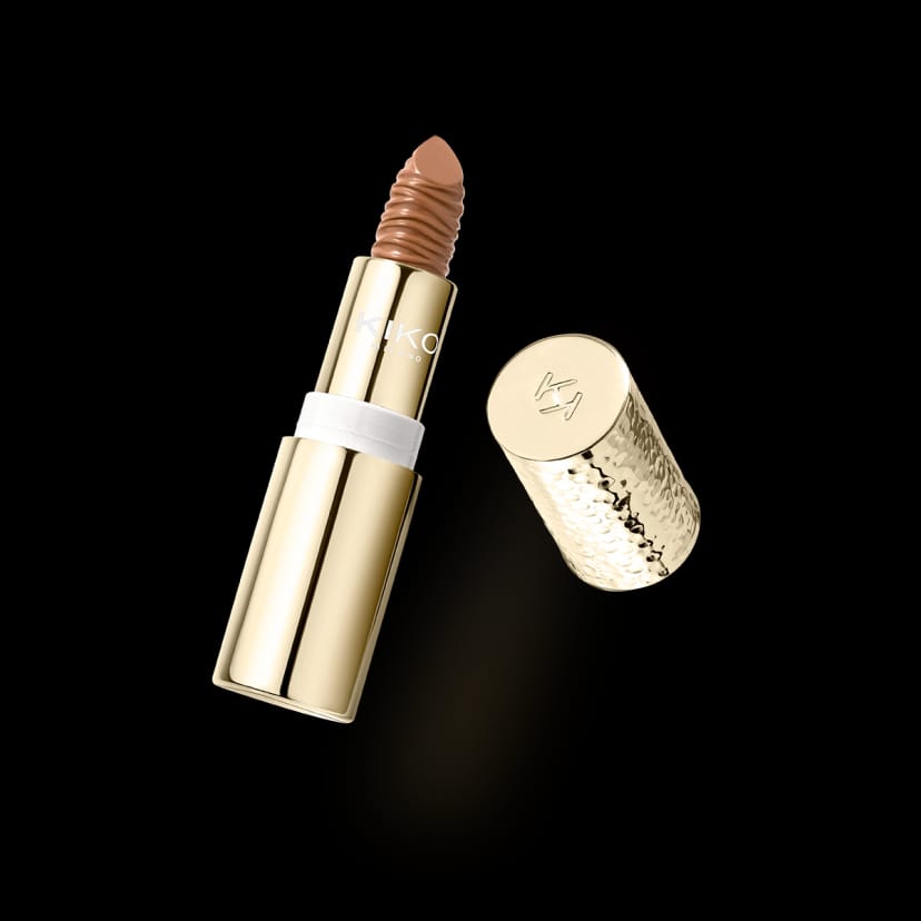 Kikocosmetics gold reflections gleam & care lipstick spf30