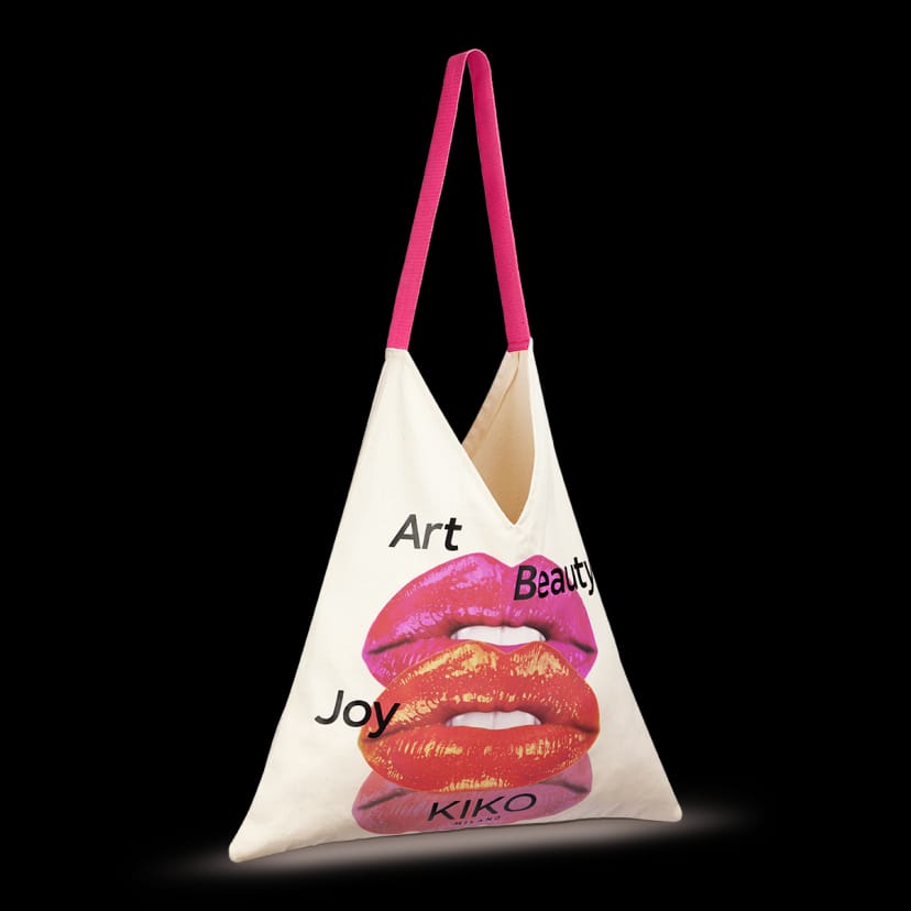Kikocosmetics tote bag art beauty joy Enormi risparmi