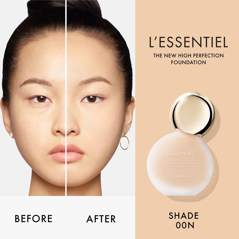 GUERLAIN GUERLAIN L’Essentiel High Perfection Foundation fondotinta opacizzante lunga tenuta SPF 15 In Saldo
