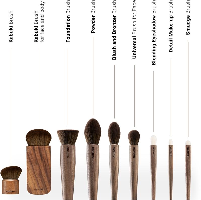 Notino Notino Wooden Collection Smudge brush pennello per le sfumature di ombretto Vendita