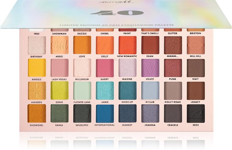 Barry M Barry M 40 Pan Palette palette di ombretti Nuovi prodotti