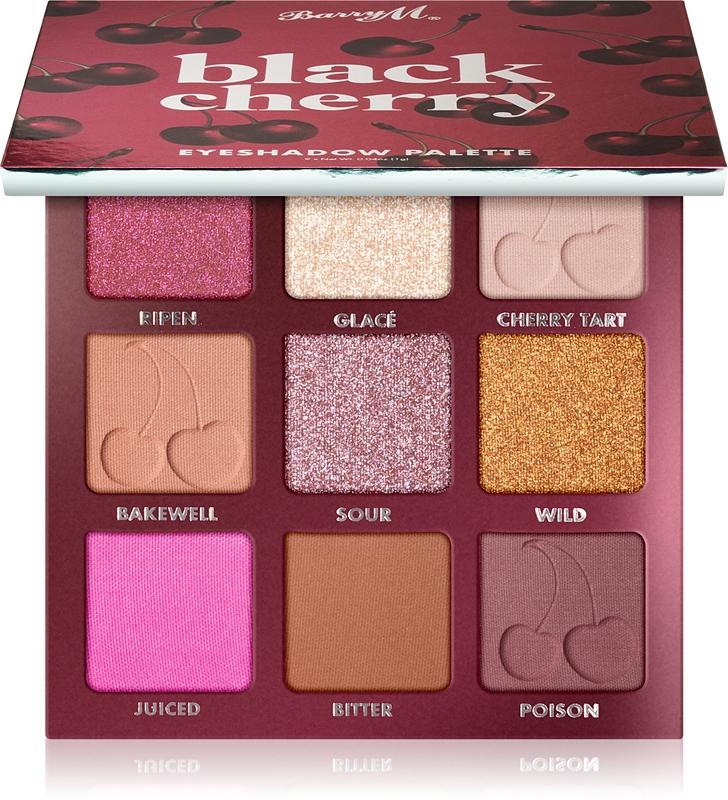Barry M Barry M Black Cherry palette di ombretti Fornitura limitata