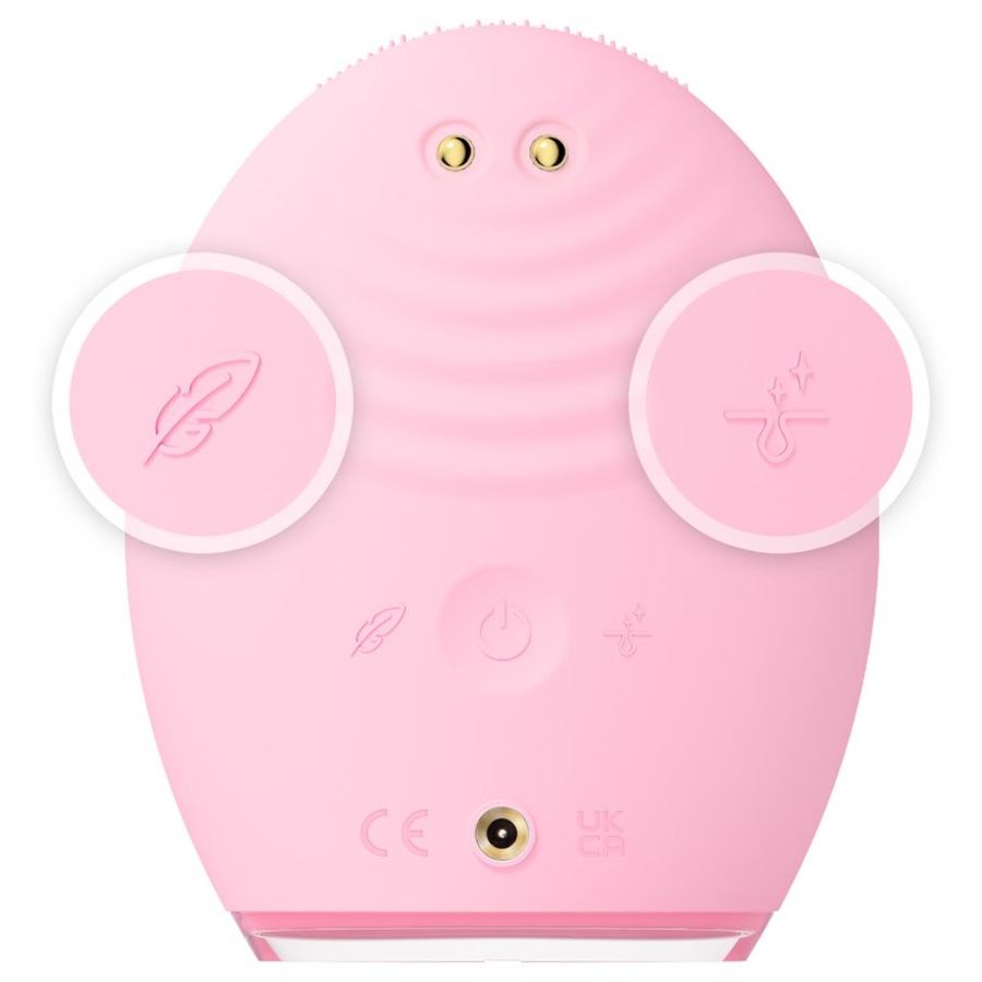 Foreo Spazzole di pulizia LUNA 4 Plus Dispositivo di pulizia termica del viso per pelli normali con NIR luce LED rossa e microcorrente Outlet
