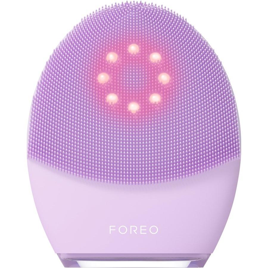 Foreo Spazzole di pulizia LUNA 4 Plus Dispositivo termico per la pulizia del viso della pelle sensibile con NIR luce LED rossa e microcorrente