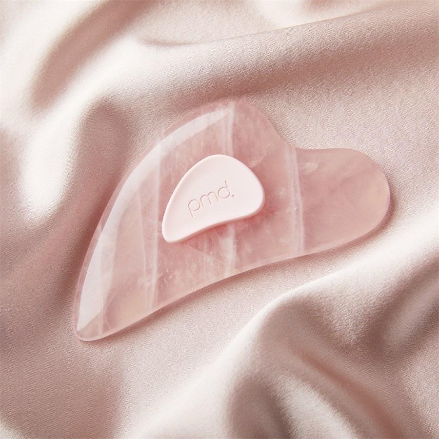 pmd. Massaggio facciale Quarzo rosa Gua Sha Consegna Veloce