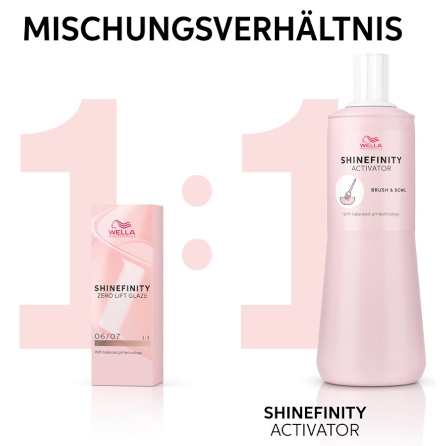 Wella Shinefinity Activator 2% Brush & Bowl Vendita