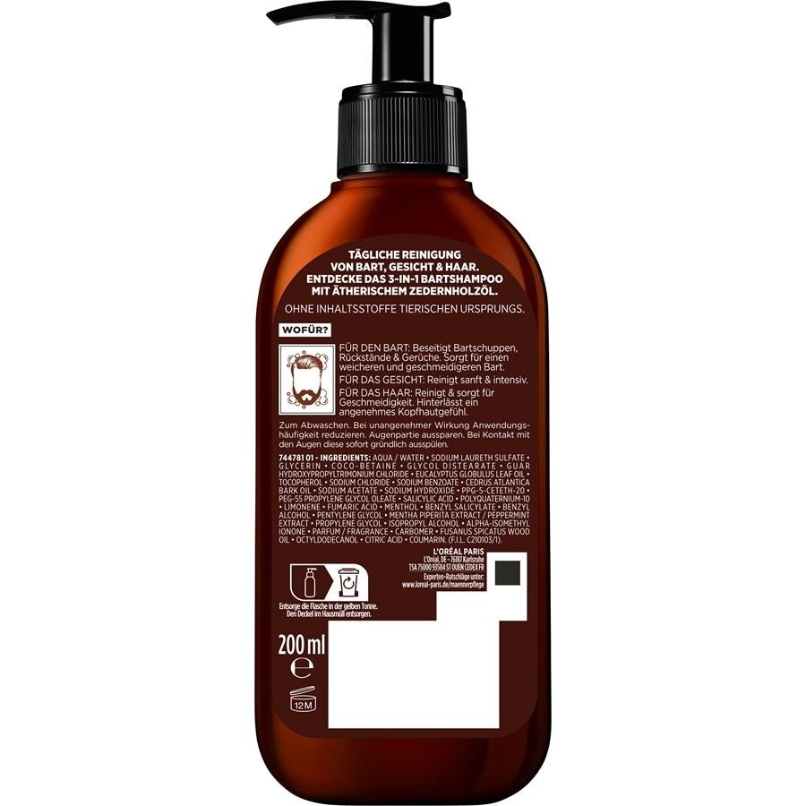 L'Oréal Paris Men Expert Barber Club Shampoo 3In1 barba + viso + capelli 50% di sconto per tempo limitato
