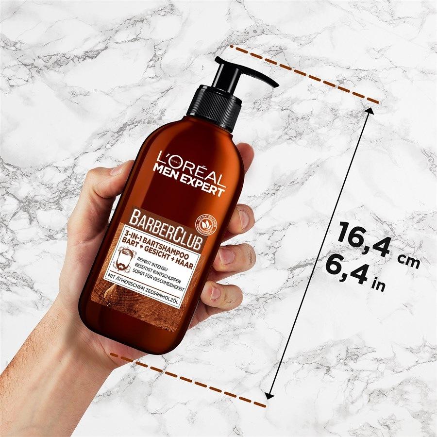 L'Oréal Paris Men Expert Barber Club Shampoo 3In1 barba + viso + capelli 50% di sconto per tempo limitato
