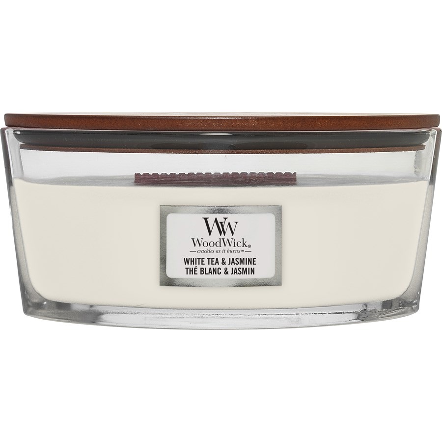 WoodWick Candele profumate White Tea & Jasmine Hotsell