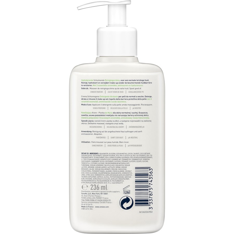 CeraVe Normal to dry skin Cream-schiuma pulizia Officina