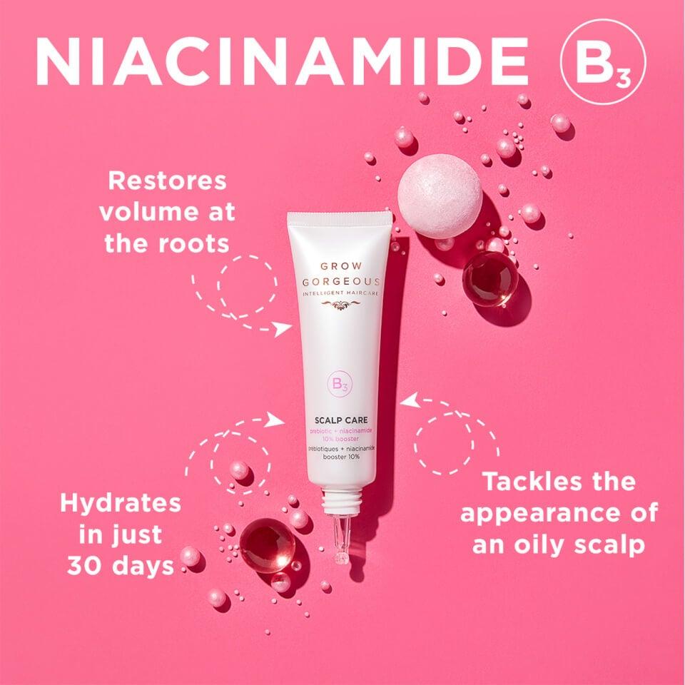 Growgorgeous Booster Capelli Riequilibrante Niacinamide 10% + Prebiotic Vendita Economica