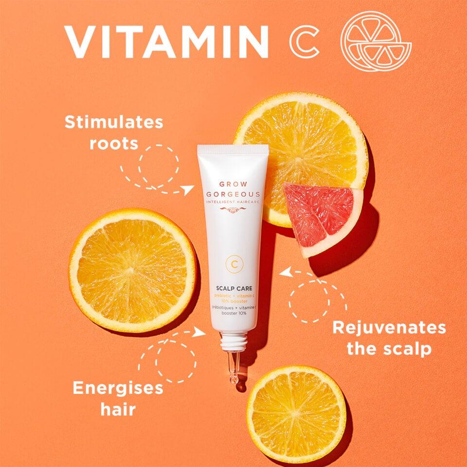 Growgorgeous Booster Capelli Antiossidante Vitamina C 10% + Prebiotic Promozione