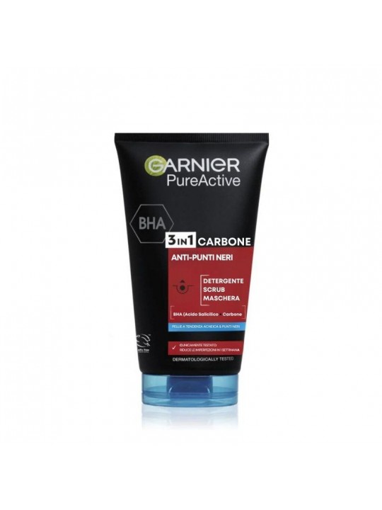 Garnier PureActive 3IN1 Carbone Scrub Detergente Anti-Punti Neri Promozione