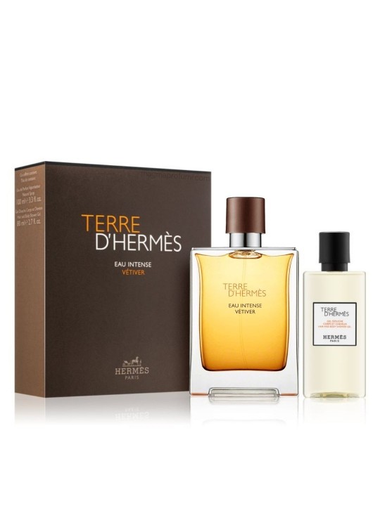 Hermes Terre d'Hermes Eau Intense Vétiver 100ml Cofanetto